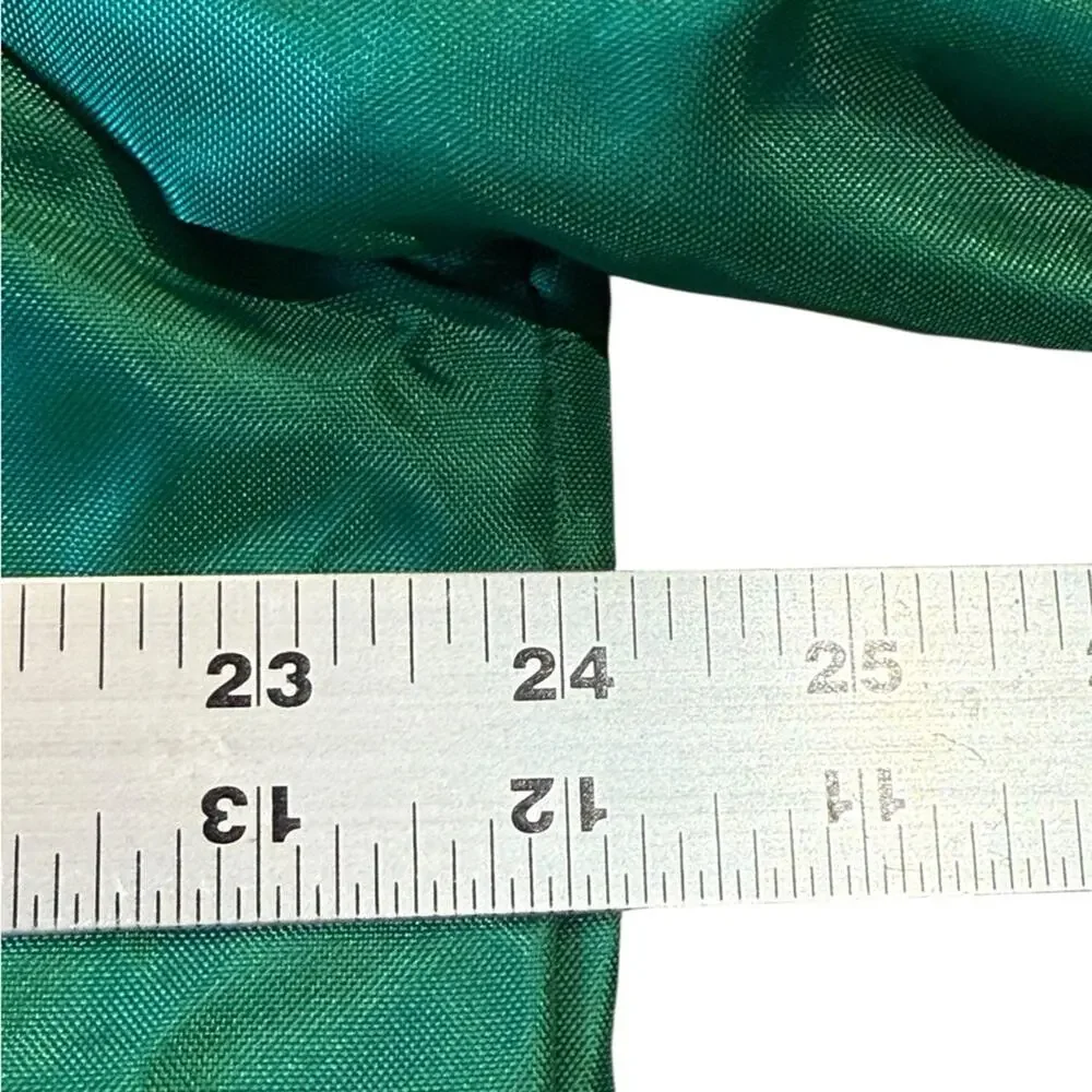 Vintage Swingster Large Green and Cream Windbreaker Jacket with Pioneer Logo